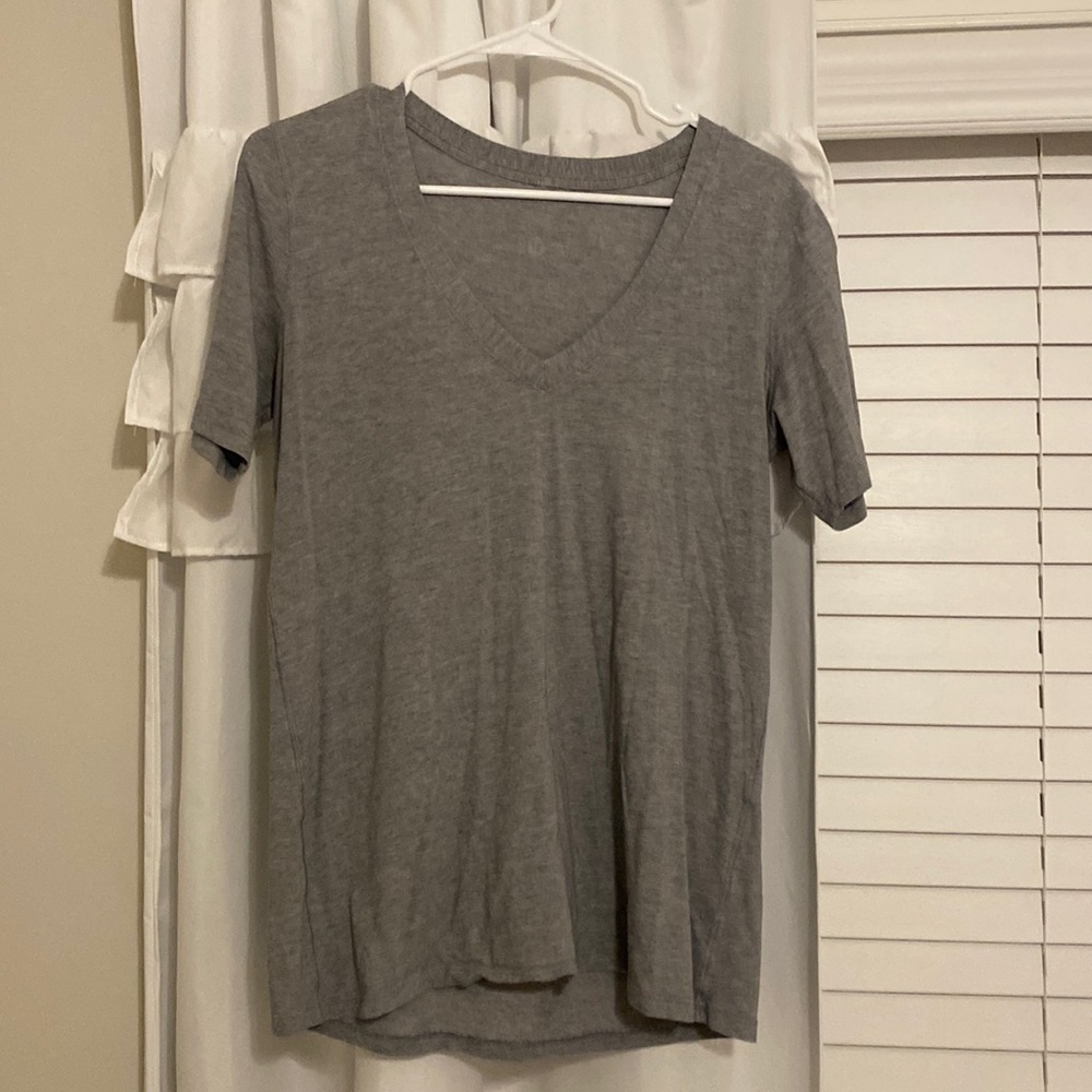 Lululemon Gray V neck
